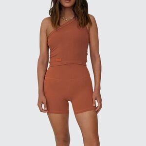 Set Active x Aimee Song: Luxform Terracotta Bike Shorts